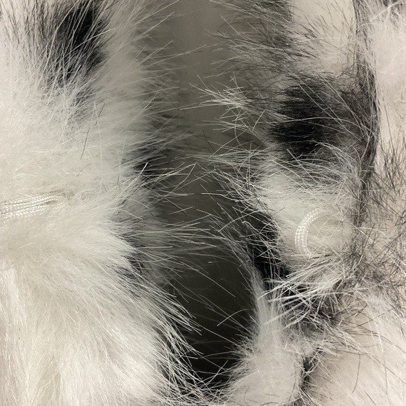 NWT Snow Leopard Faux Fur Plus Size Coat L - Picture 12 of 14